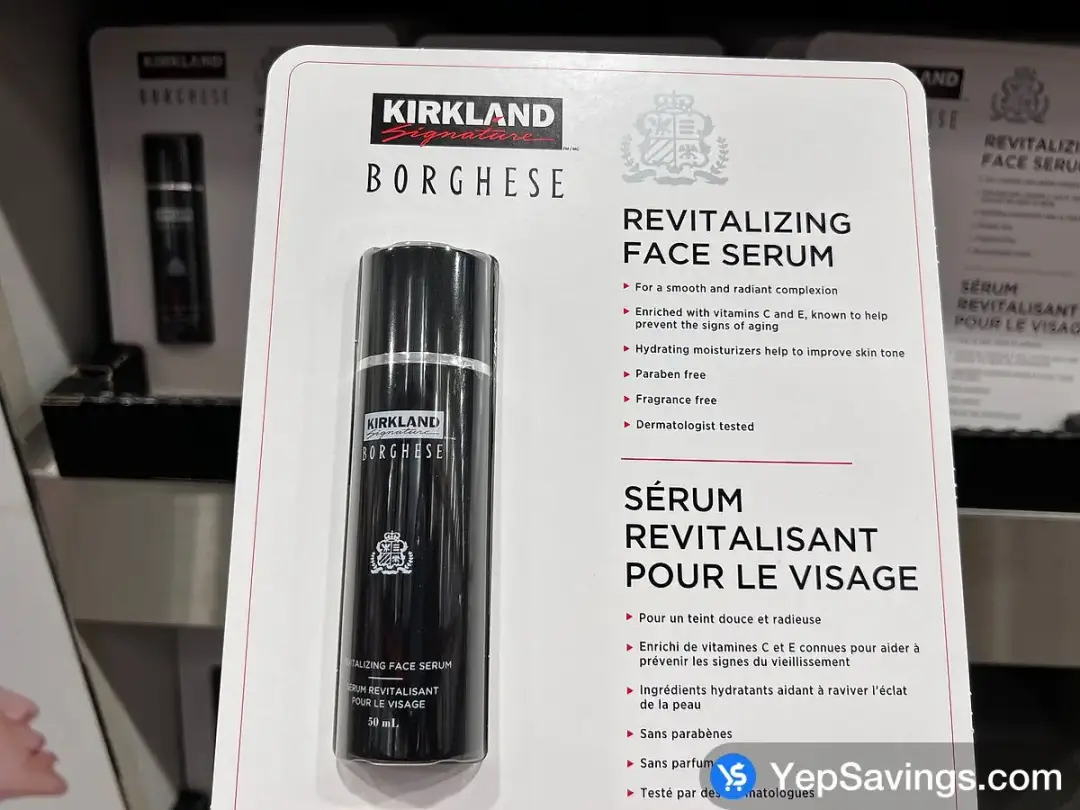 KS BY BORGHESE REVITALISING FACE SERUM 50ml - Costco Canada (ITM 1211089)