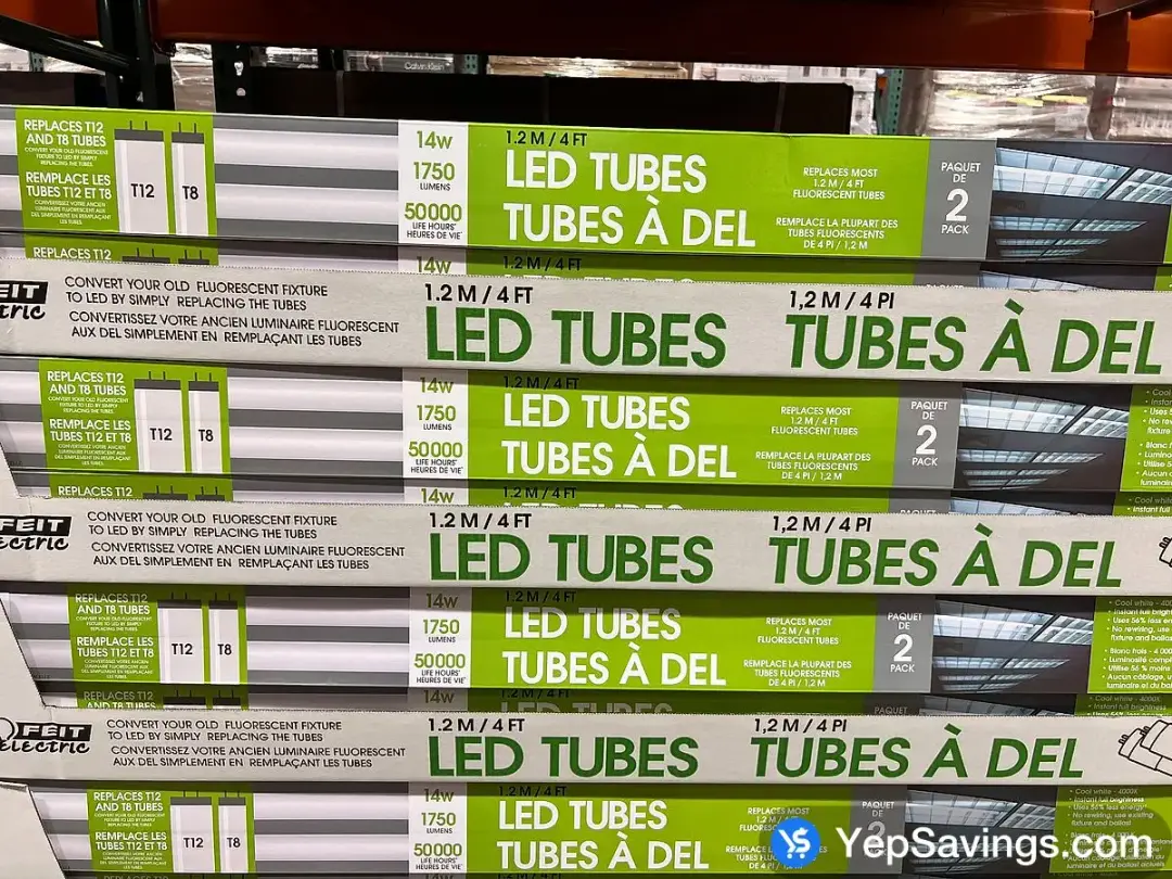 FEIT ELECTRIC LED TUBES 2 PK - Costco Canada (ITM 1279279)