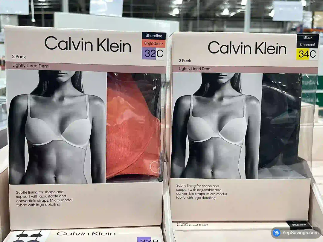 CALVIN KLEIN BRA 2 PK WOMENS SIZES 32-36 - Costco Canada (ITM 1211078)