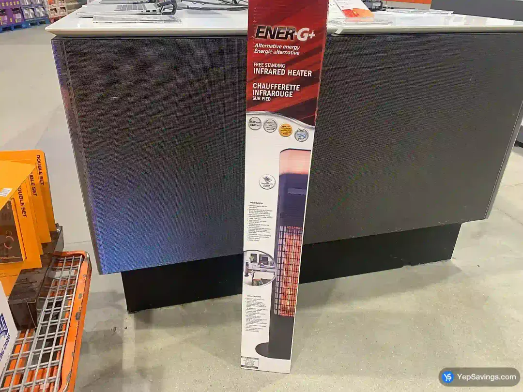 ENERG + INFRARED OUTDOOR PATIO HEATER W SPEAKER HEA - 21848 - Costco Canada (ITM 1100039)