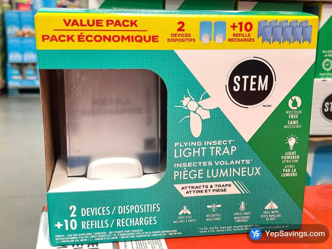 STEM FLYING INSECT LIGHT TRAP - Costco Canada (ITM 1882365)