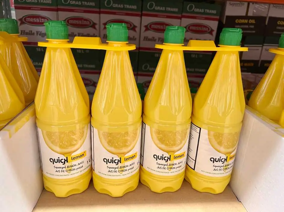 QUICKLEMON SQUEEZED LEMON JUICE 2 x 1 L - Costco Canada (ITM 1292565)