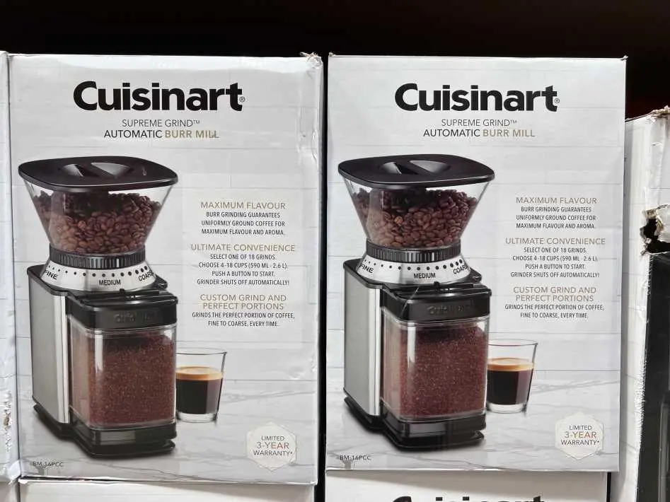 CUISINART SUPREME BURR MILL GRINDER - Costco Canada (ITM 1095958)