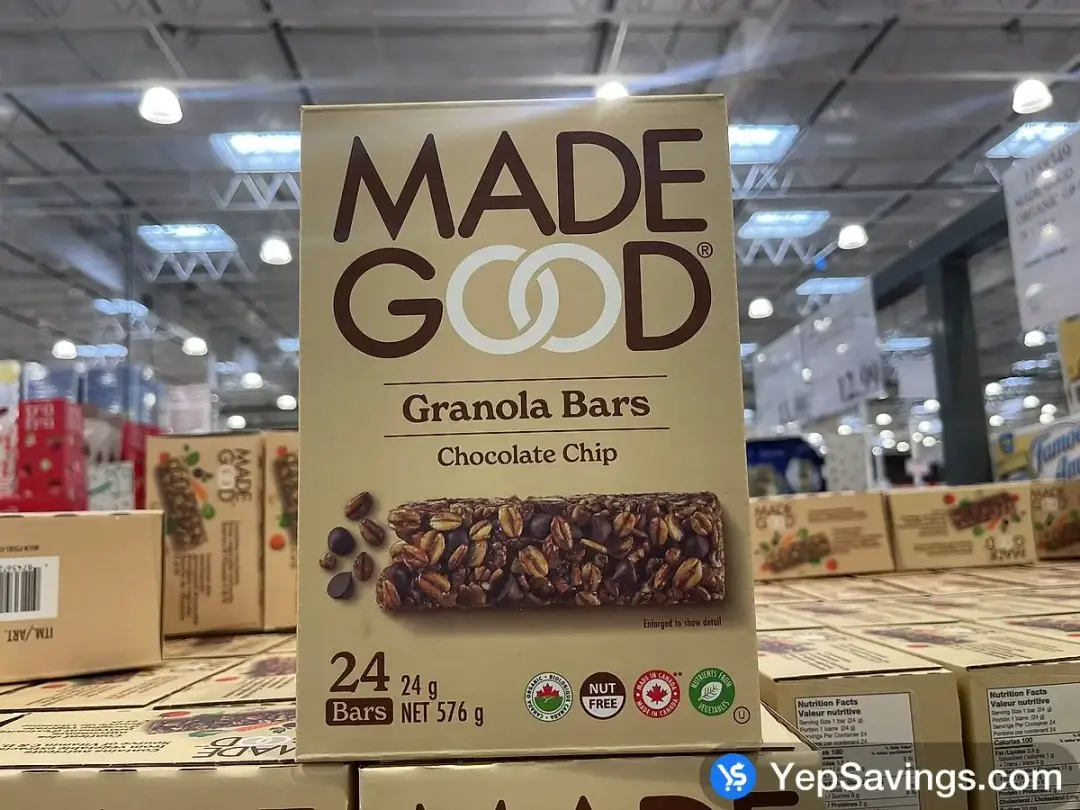 MADE GOOD ORGANIC GRANOLA BARS 24 x 24 g - Costco Canada (ITM 1153349)