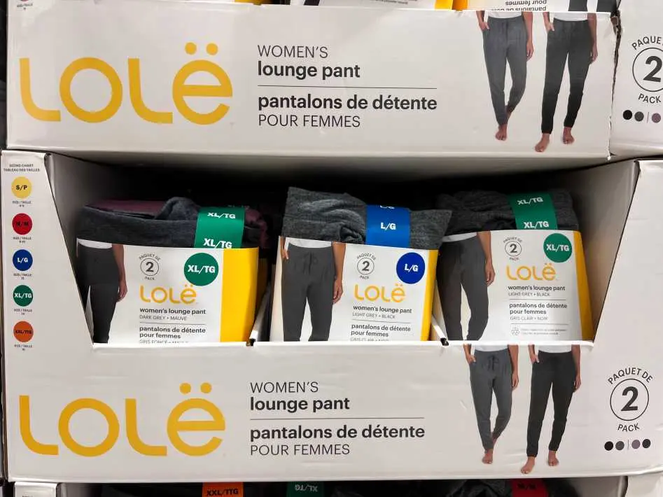 LOLE LOUNGE PANT 2PK +LADIES SIZES S-XXL - Costco Canada (ITM 1471100)