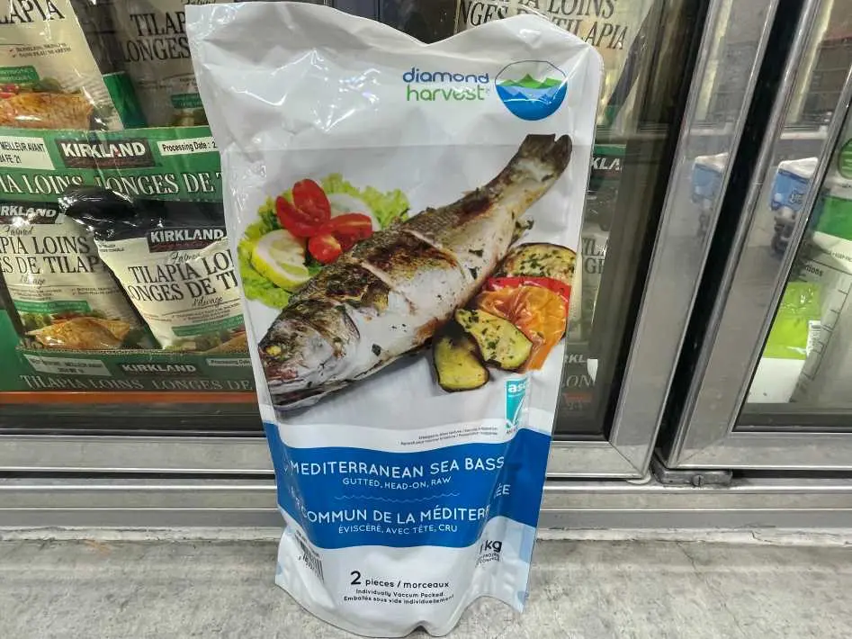DIAMOND HARVEST MEDITERRANEAN SEA BASS 1 kg - Costco Canada (ITM 1452608)