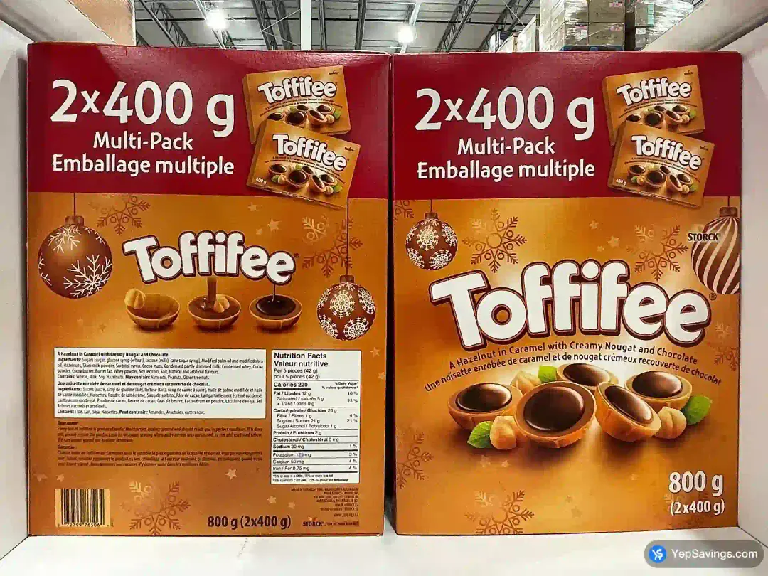 TOFFIFEE CHOCOLATES 2 X 400 g - Costco Canada (ITM 1443237)