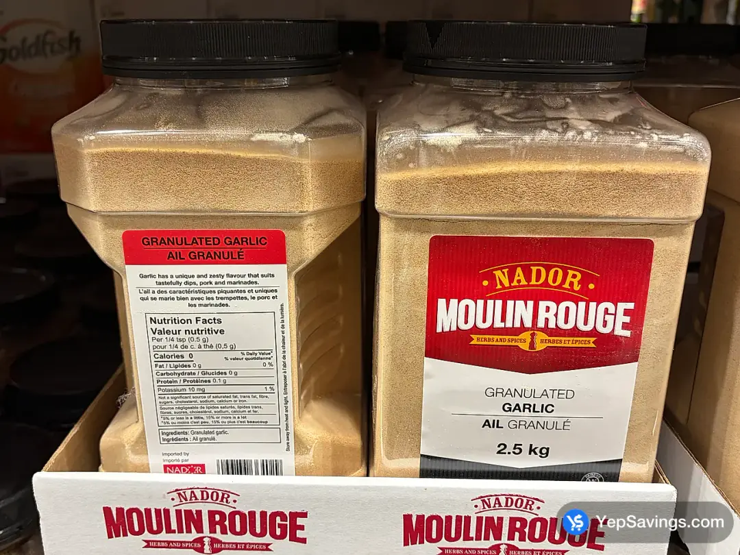 MOULIN ROUGE GRANULATED GARLIC 2.5 kg - Costco Canada (ITM 1151334)