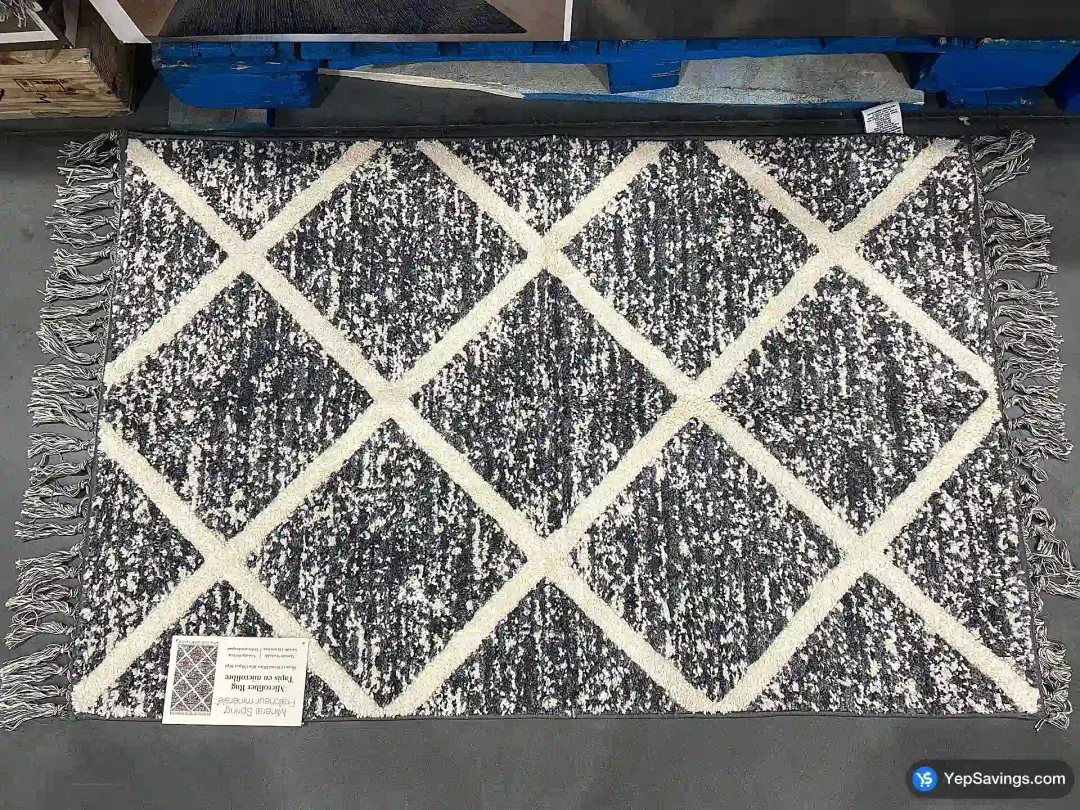COSTCO MINERAL SPRING MICROFIBER RUG 30 in X 46 in