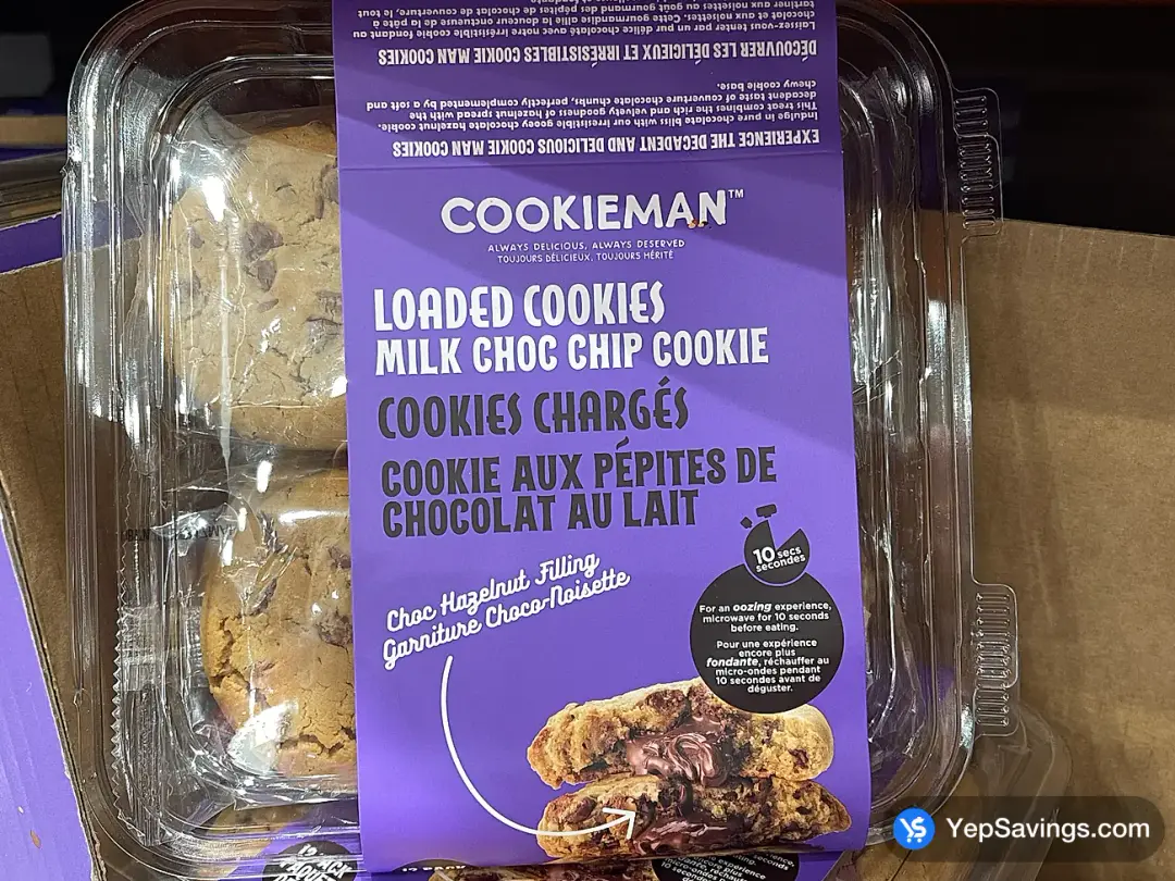 COOKIEMAN CHOCOLATE CHIP COOKIES 12 x 60 g - Costco Canada (ITM 2025260)