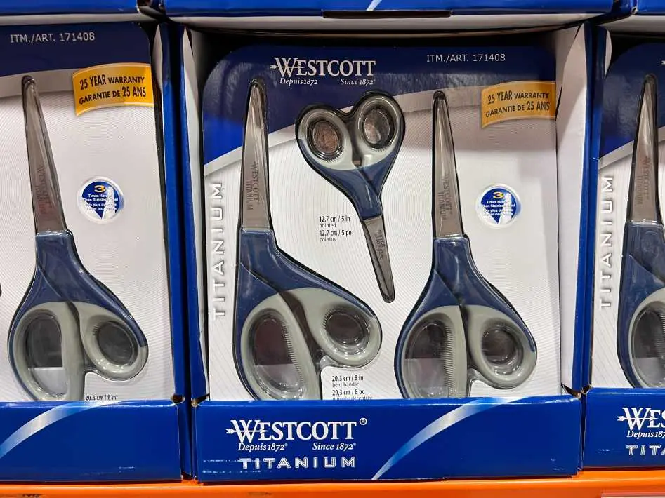 WESTCOTT TITANIUM SCISSOR 3 PIECE - Costco Canada (ITM 171408)