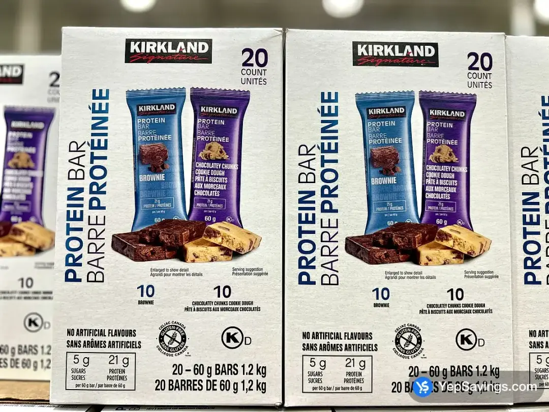 KIRKLAND SIGNATURE PROTEIN BARS 20X60g - Costco Canada (ITM 1014809)