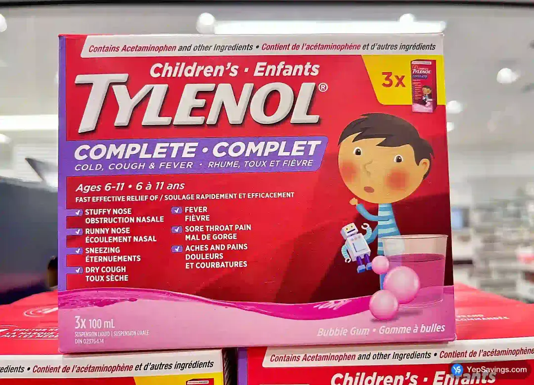 * TYLENOL CHILD COMPLETE 3 x 100 ml - Costco Canada (ITM 1093193)