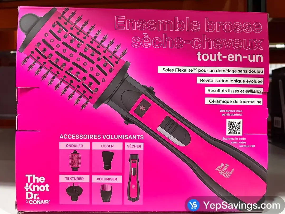 CONAIR THE KNOT DR . 5 PC KIT ALL - IN - ONE - Costco Canada (ITM 1796074)