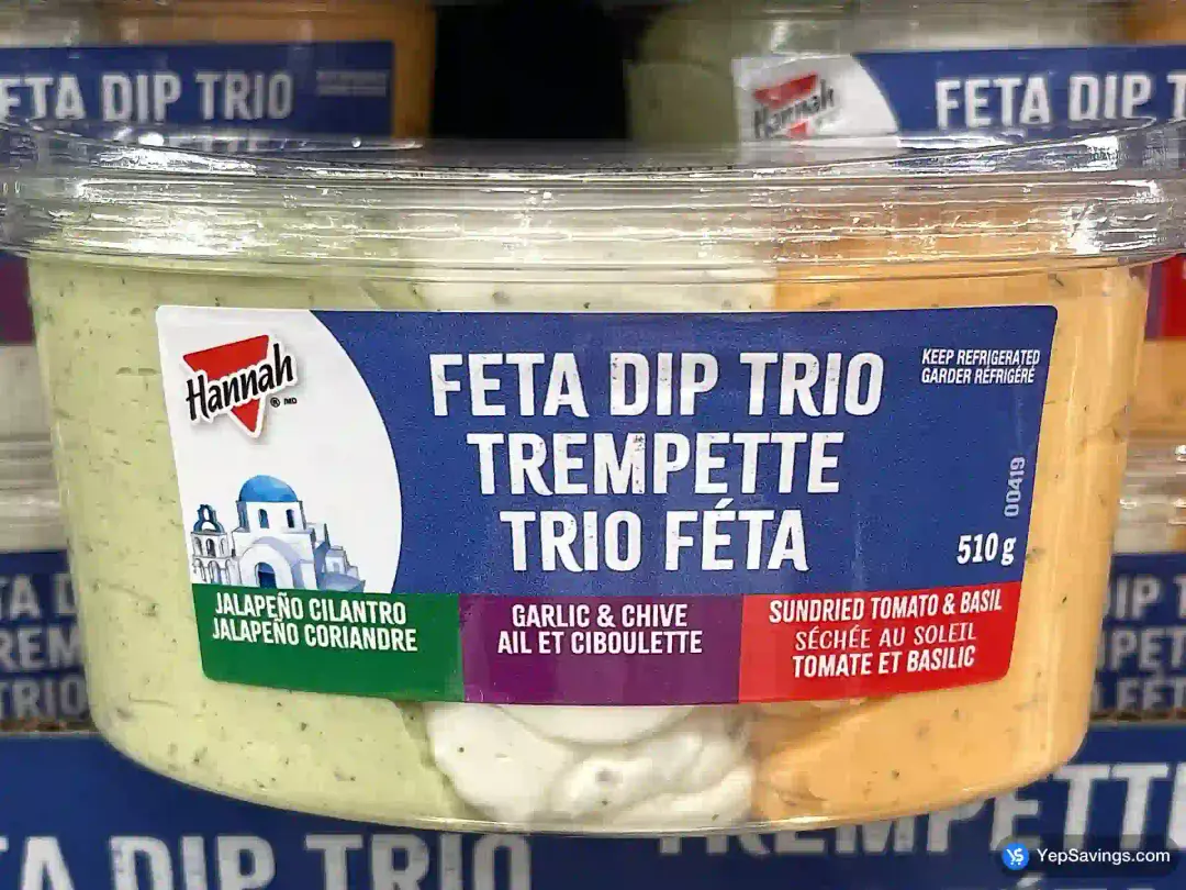 HANNAH FETA TRIO DIP 510 g - Costco Canada (ITM 1085810)