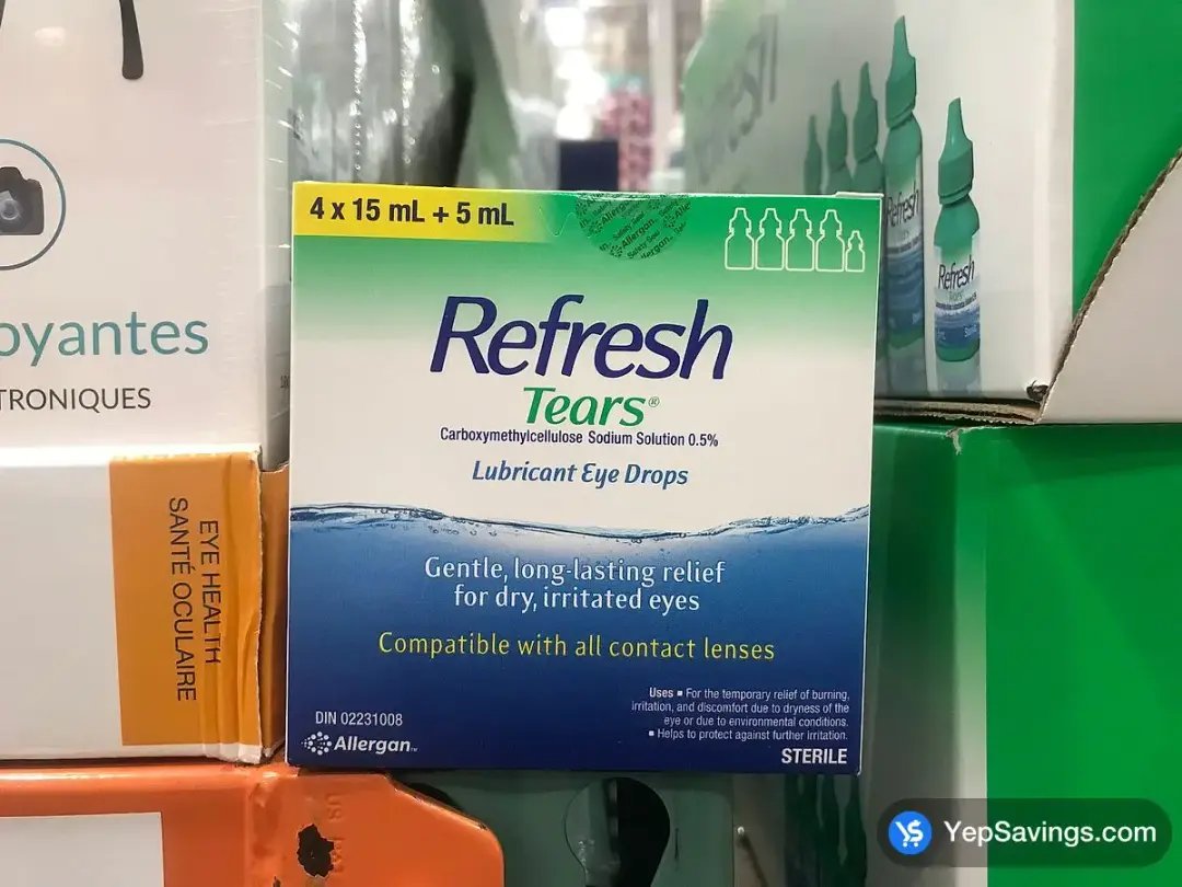 BEFRESH TEARS LUBRICANT EYE DROPS 4 X 15 ml PLUS 5ml - Costco Canada (ITM 687101)
