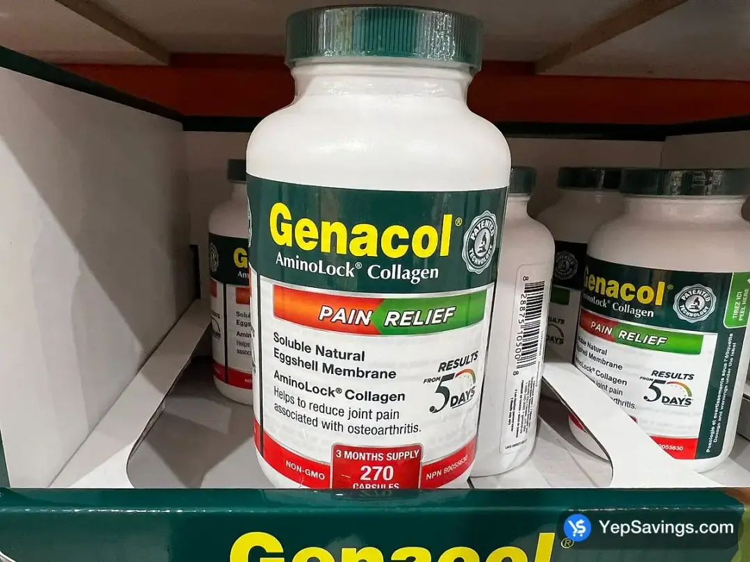 GENACOL PAIN RELIEF 270 CAPSULES - Costco Canada (ITM 1023226)