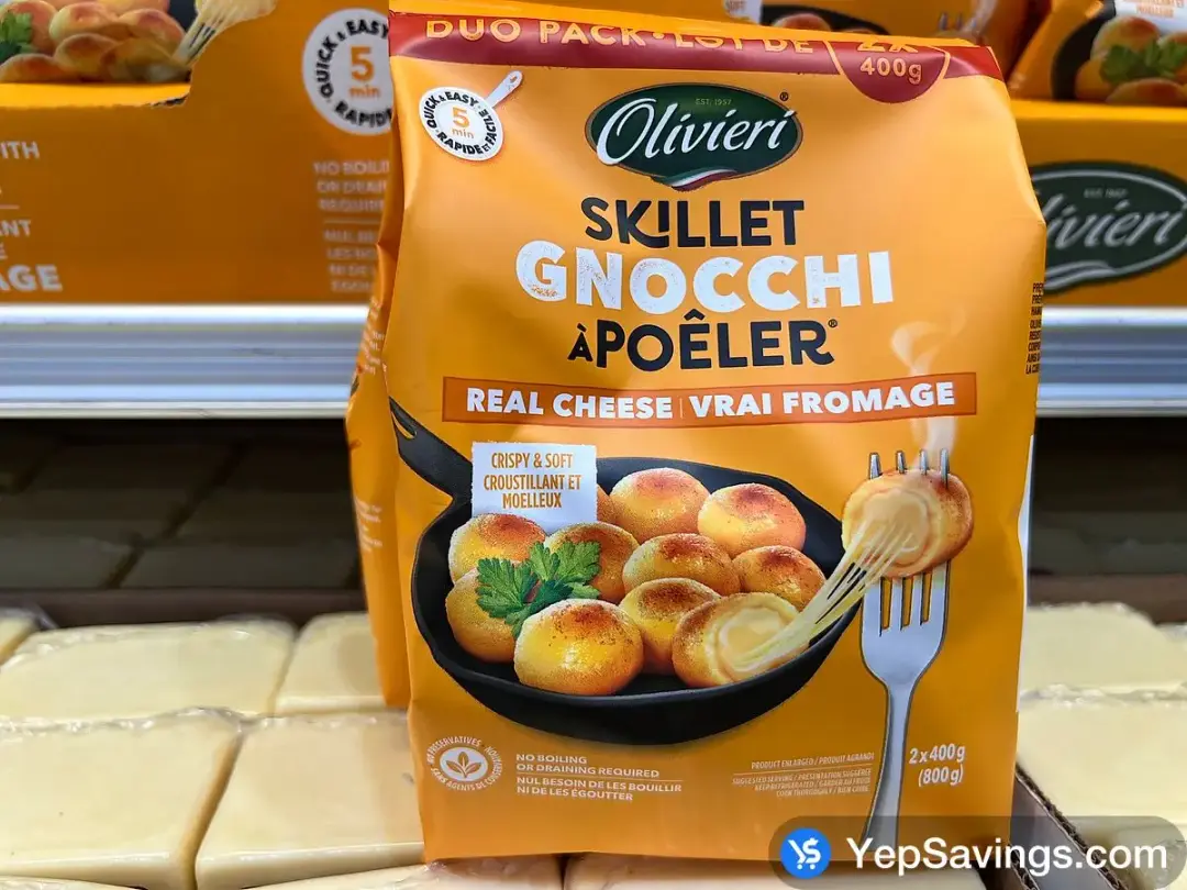 OLIVIERI SKILLET GNOCCHI 2 X 400 g - Costco Canada (ITM 1168256)