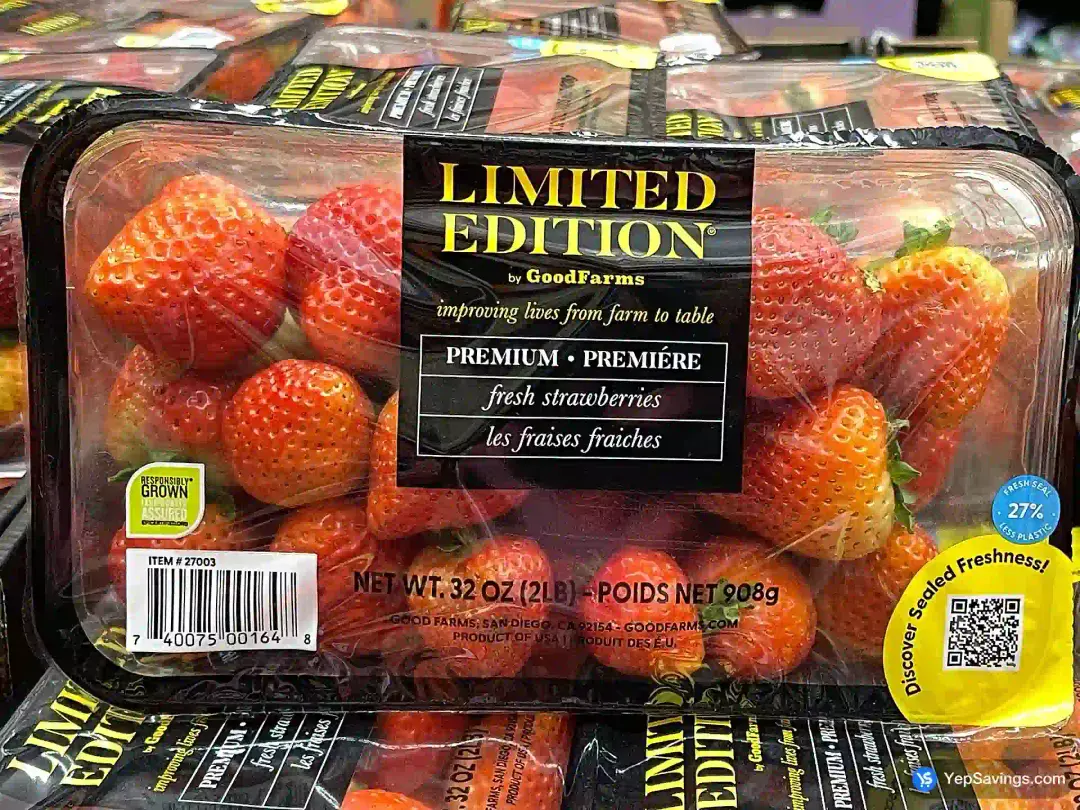 STRAWBERRIES PRODUCT OF MEXICO OR USA - Costco Canada (ITM 27003)