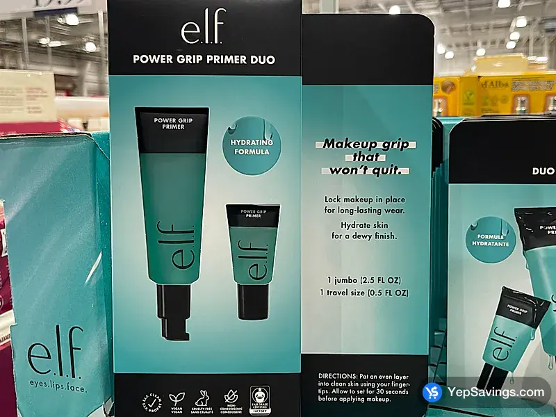 Costco E.L.F. POWER GRIP PRIMER 75 mL + 15 mL