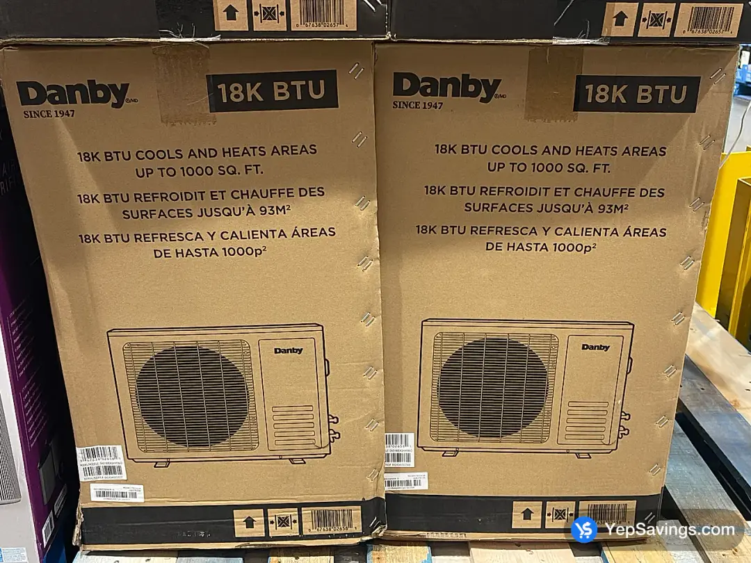 DANBY MINI SPLIT AC 18k btu 2 boxes - Costco Canada (ITM 1661037)