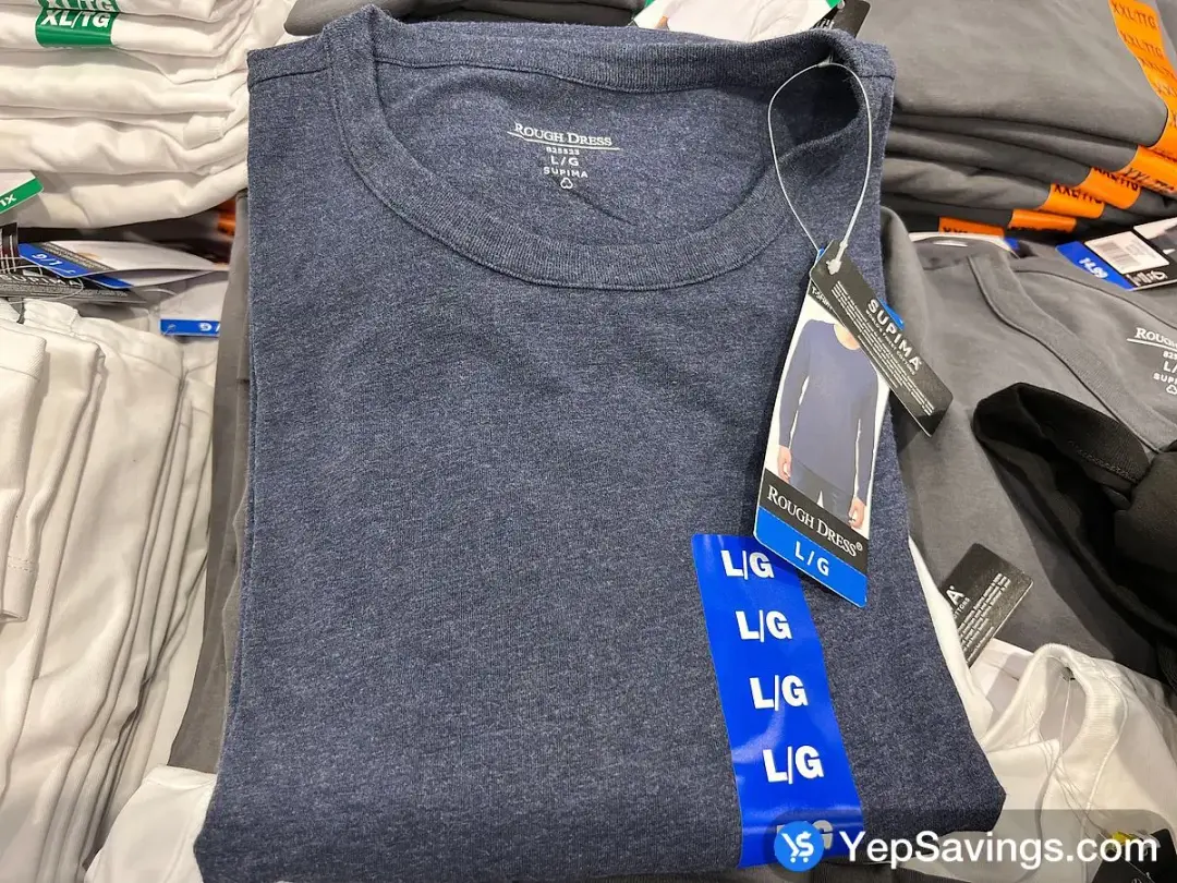 ROUGH DRESS LONG SLEEVE T - SHIRT + MENS SIZES S - XXL - Costco Canada (ITM 825524)