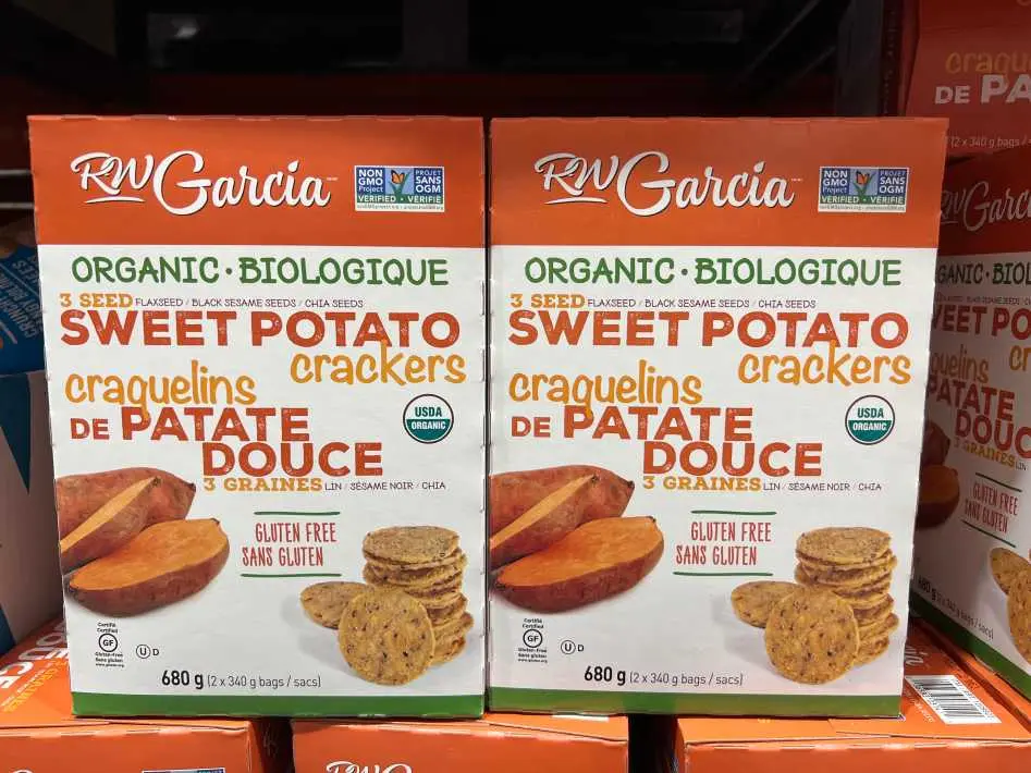 RW GARCIA SWEET POTATO CRACKERS 680g - Costco Canada (ITM 1208823)