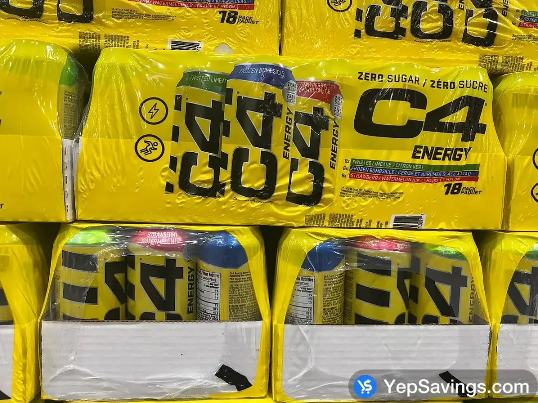 C4 ENERGY DRINK 18 x 473 mL - Costco Canada (ITM 1750346)