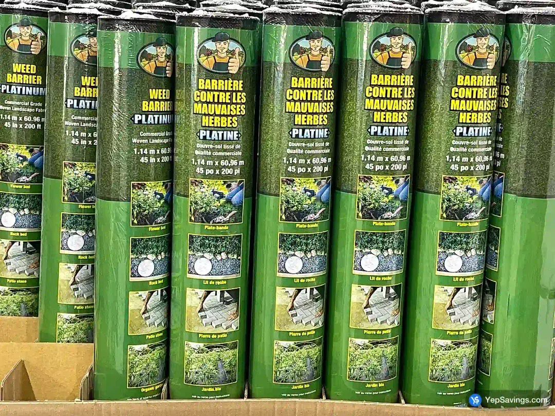 WEED BARRIER LANDSCAPE FABRIC 1.14 m x 60.96 m - Costco Canada (ITM 1182340)