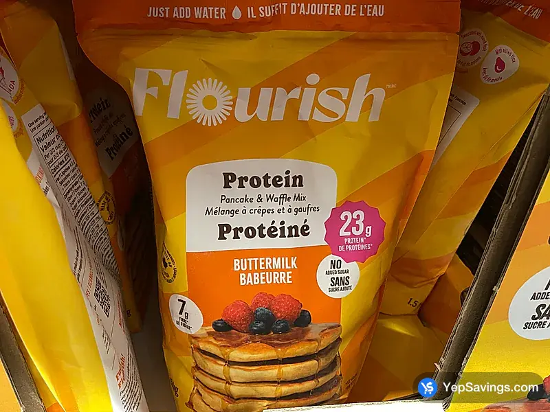 Costco FLOURISH PROTEIN PANCAKE MIX 1.5 kg