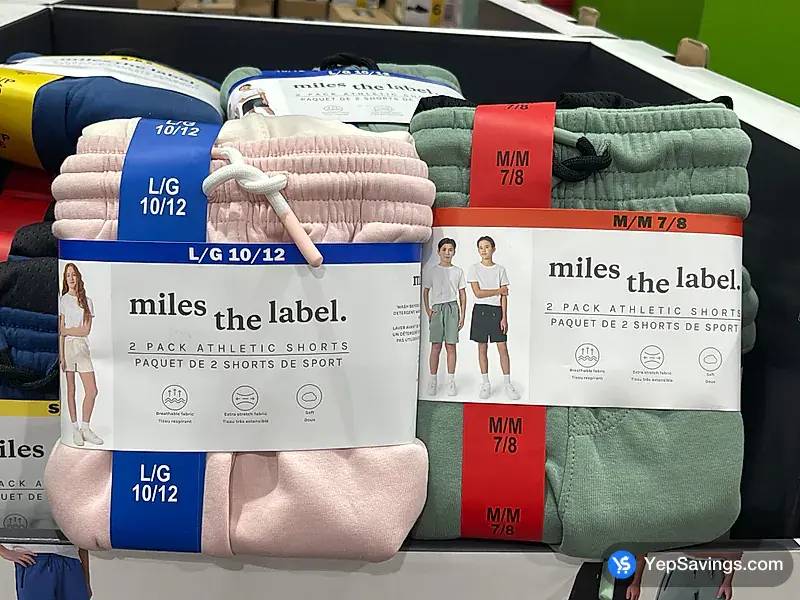 Costco MILES THE LABEL 2 PACK SHORTS KIDS SIZES S-XL