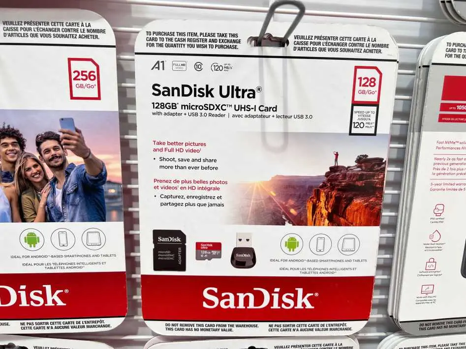 SANDISK 128G MICRO SDXC ADAPTER AND USB READER - Costco Canada (ITM 1088507)