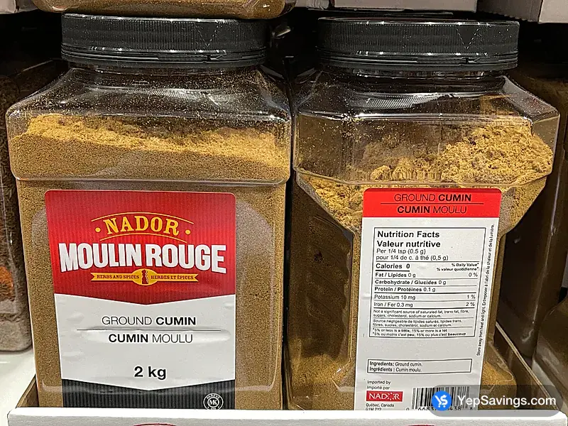 Costco MOULIN ROUGE GROUND CUMIN 2.0 kg