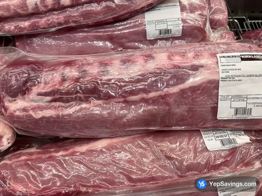 PORK BACK RIBS - Costco Canada (ITM 31110)