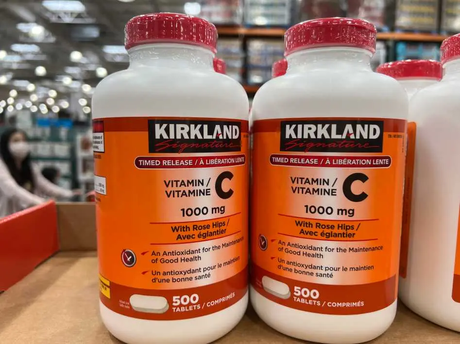 KIRKLAND SIGNATURE VITAMIN C 1000 MG 500 TABLETS - Costco Canada (ITM 8003210)