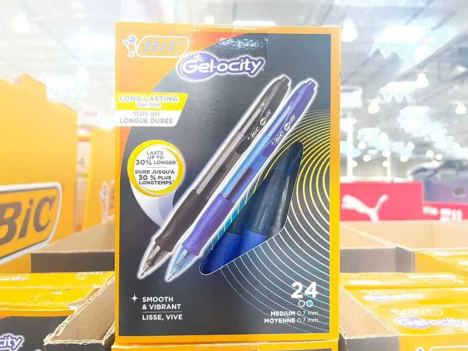 BIC GELOCITY BLUE & BLK PENS PACK OF 24 - Costco Canada (ITM 1231241)