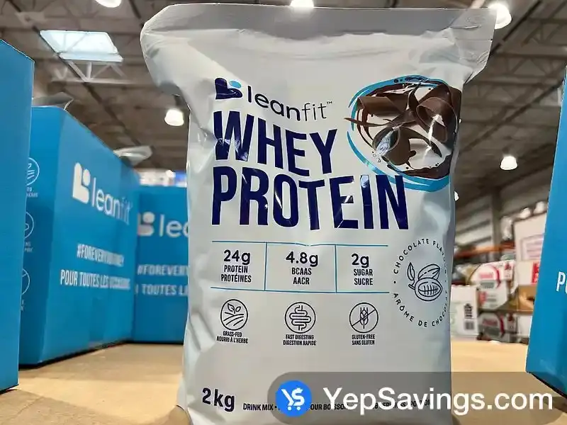 Costco LEANFIT NATURALS WHEY PROTEIN CHOCOLATE 2 KG