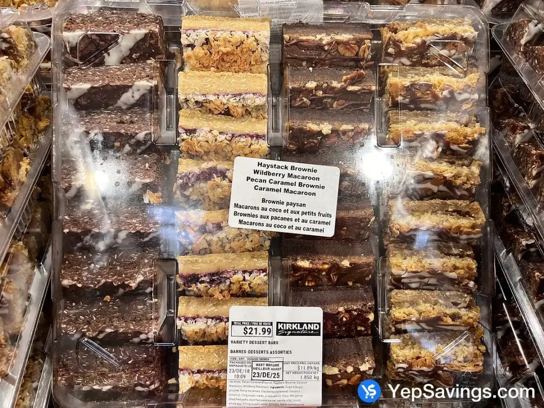 Variety Dessert Bars - Costco Canada (ITM 1363855)