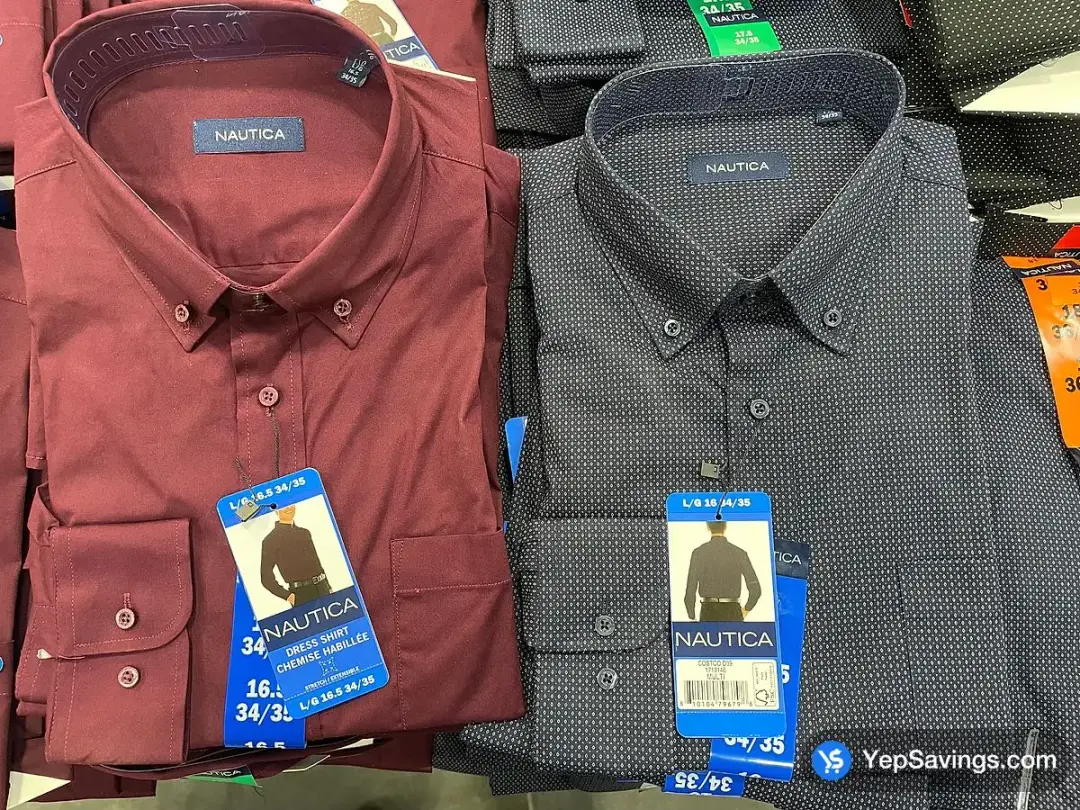 NAUTICA DRESS SHIRT + MENS SIZES 15-18 - Costco Canada (ITM 1719146)