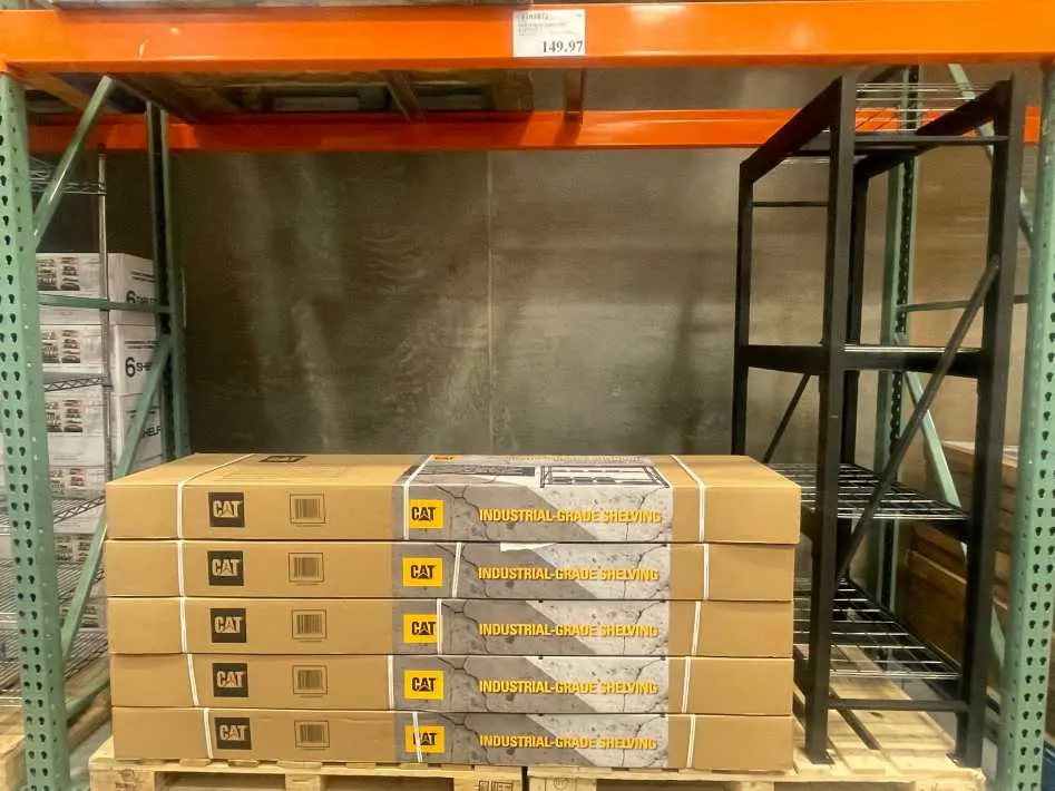 CAT INDUSTRIAL SHELVING 4 LEVELS - Costco Canada (ITM 1161872)