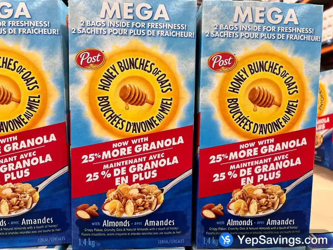 POST KELLOGG HONEY BUNCHES OF OATS - Costco Canada (ITM 1073000)