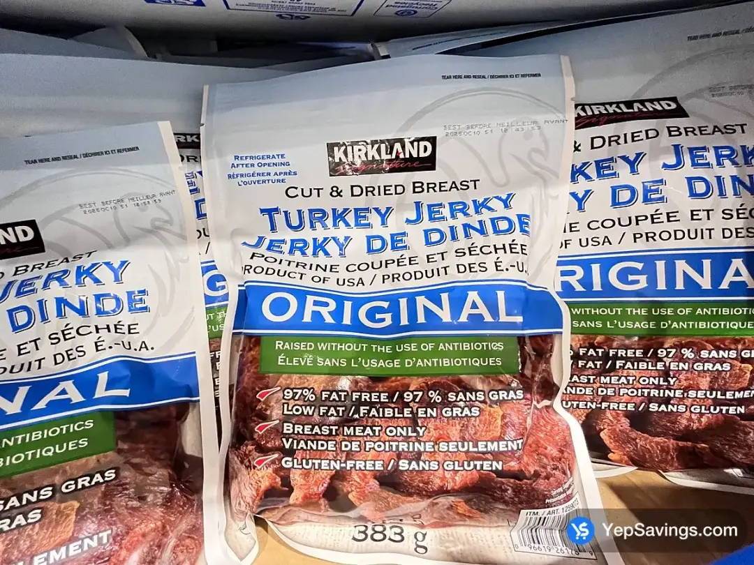 KIRKLAND SIGNATURE TURKEY JERKY 383 g - Costco Canada (ITM 1259073)