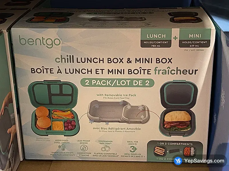 Costco BENTGO LUNCH BOX SET 2 PIECES