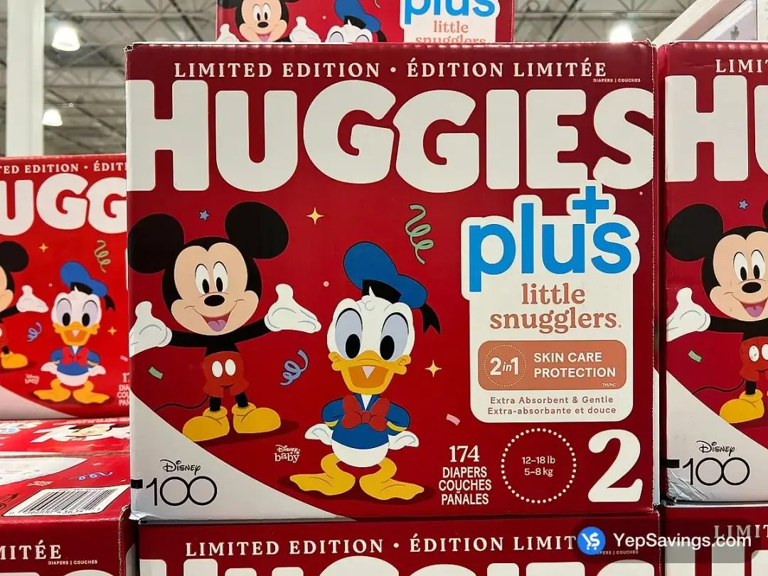 HUGGIES LITTLE SNUGGLE SIZE 2 DIAPERS PACK OF 174 - Costco Canada (ITM 955486)