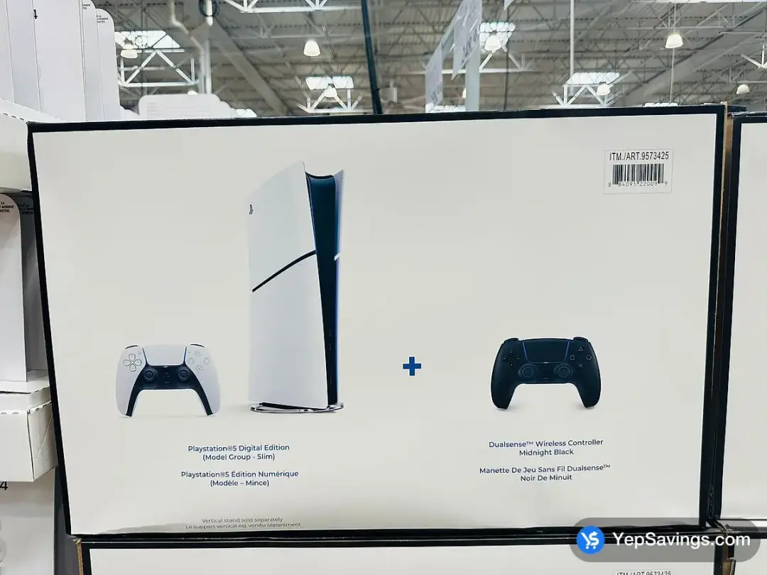 PS5 SLIM DIGITAL CONSOLE WITH EXTRA CONTROLLER - Costco Canada (ITM 9573425)