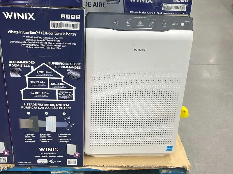 WINIX 3 STAGE AIR PURIFIER TRUE HEPA FILTER - Costco Canada (ITM 1051641)