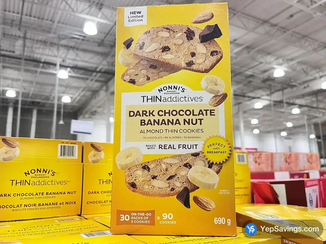 NONNI'S DARK CHOCOCLATE BANANA 690 g - Costco Canada (ITM 1865008)