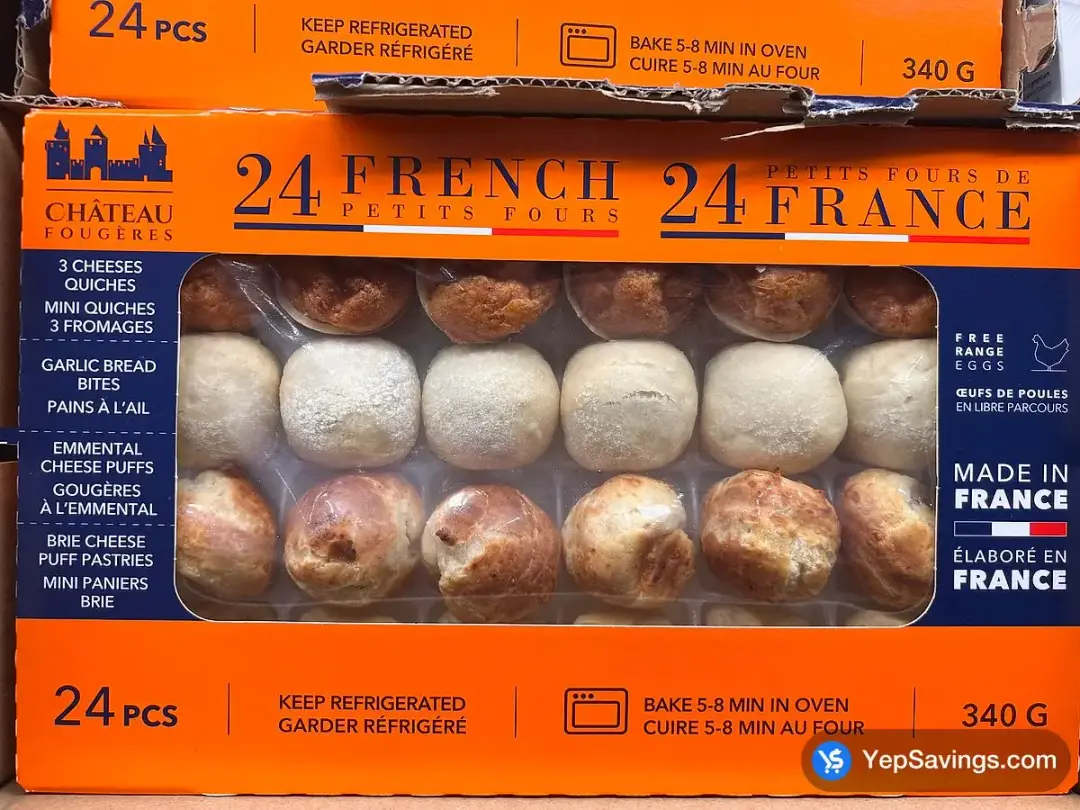 CHATEAU FOUGÈRES PETITS FOURS 24 count 340 g - Costco Canada (ITM 1845552)