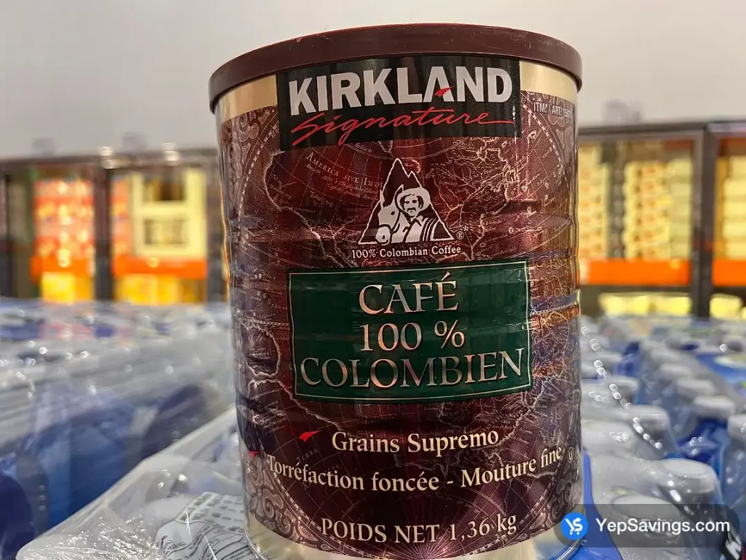 KIRKLAND SIGNATURE 100 % COLOMBIAN COFFEE 1.36 kg - Costco Canada (ITM 15071)