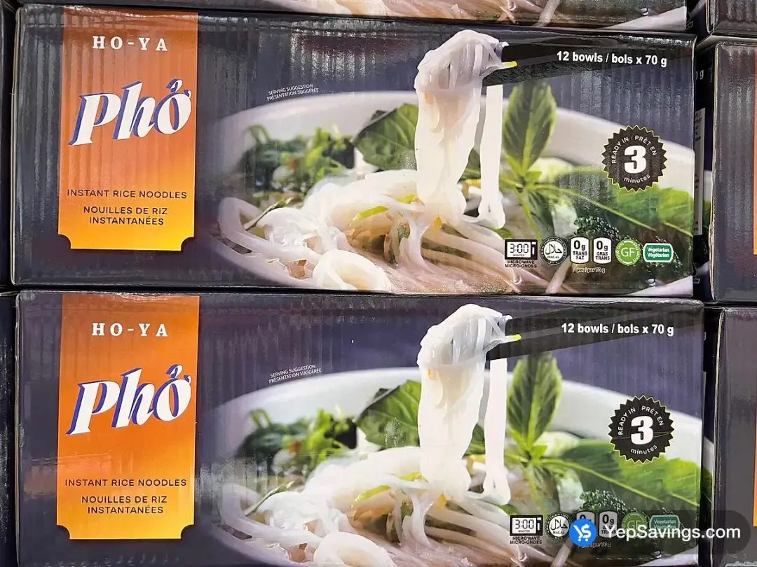 HO - YA RICE NOODLE PHO BOWL 12 x 70 g - Costco Canada (ITM 1093253)